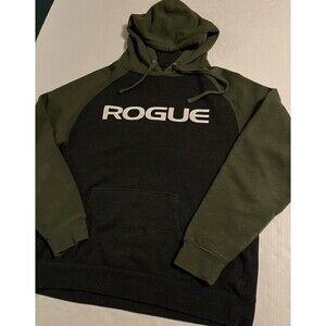 Rogue Fitness CrossFit Hoodie Sweatshirt MEDIUM Gym Workout Weightlifting USA